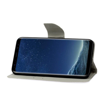 Colored Drawing Horizontal Flip Leather Case with Holder & Card Slot & Wallet