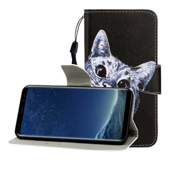 Colored Drawing Horizontal Flip Leather Case with Holder & Card Slot & Wallet, For Galaxy S8 Plus