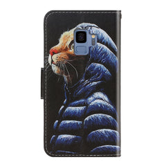 Colored Drawing Horizontal Flip Leather Case with Holder & Card Slot & Wallet, For Galaxy S9