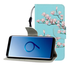 Colored Drawing Horizontal Flip Leather Case with Holder & Card Slot & Wallet