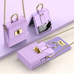 GKK Mini Backpack Slim Phone Case with Ring, For Samsung Galaxy Z Flip3 5G, For Samsung Galaxy Z Flip4, For Huawei P50 Pocket