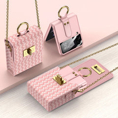 GKK Mini Backpack Slim Phone Case with Ring, For Samsung Galaxy Z Flip3 5G, For Samsung Galaxy Z Flip4, For Huawei P50 Pocket
