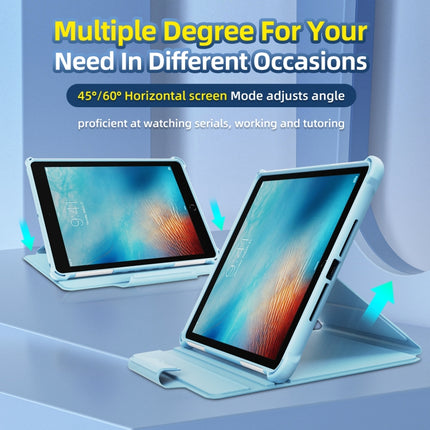 360 Degree Rotating Armored Smart Tablet Leather Case, For iPad 9.7 2018/2017 / Air 1/Air 2, For iPad 10.2 2021, For Samsung Galaxy Tab A8 10.5 2021