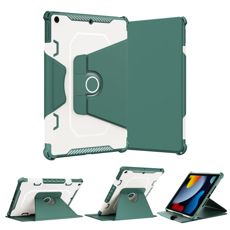 360 Degree Rotating Armored Smart Tablet Leather Case, For iPad 9.7 2018/2017 / Air 1/Air 2, For iPad 10.2 2021, For Samsung Galaxy Tab A8 10.5 2021