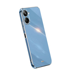 XINLI Straight Edge 6D Electroplate TPU Phone Case