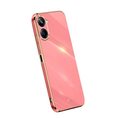 XINLI Straight Edge 6D Electroplate TPU Phone Case