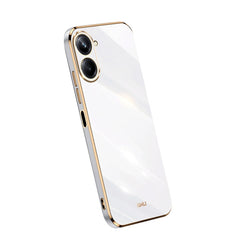 XINLI Straight Edge 6D Electroplate TPU Phone Case