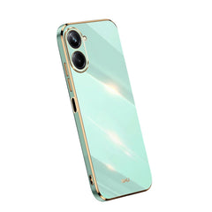 XINLI Straight Edge 6D Electroplate TPU Phone Case