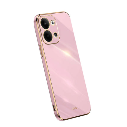 XINLI Straight Edge 6D Electroplate TPU Phone Case