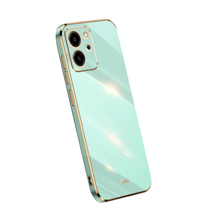 XINLI Straight Edge 6D Electroplate TPU Phone Case