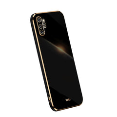 XINLI Straight Edge 6D Electroplate TPU Phone Case