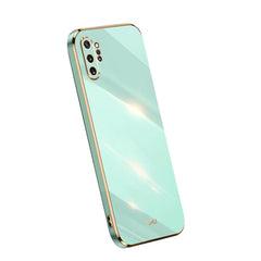XINLI Straight Edge 6D Electroplate TPU Phone Case