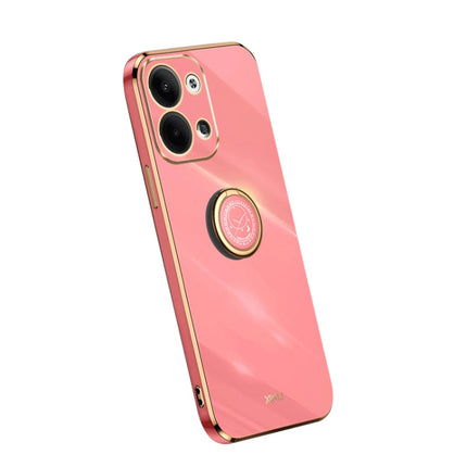 XINLI Straight Edge Electroplate TPU Phone Case with Ring, For OPPO A1 Pro 5G, For Realme 10 4G, For OPPO Reno9 5G
