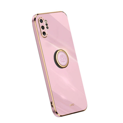 XINLI Straight Edge Electroplate TPU Phone Case with Ring, For Samsung Galaxy A54 5G, For vivo X90 Pro+, For Samsung Galaxy Note10+