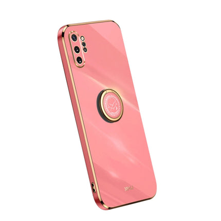 XINLI Straight Edge Electroplate TPU Phone Case with Ring, For Samsung Galaxy A54 5G, For vivo X90 Pro+, For Samsung Galaxy Note10+