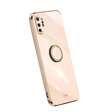 XINLI Straight Edge Electroplate TPU Phone Case with Ring, For Samsung Galaxy A54 5G, For vivo X90 Pro+, For Samsung Galaxy Note10+