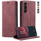 For Samsung Galaxy S23 5G / Wine Red