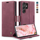 For Samsung Galaxy S23 Ultra 5G / Wine Red
