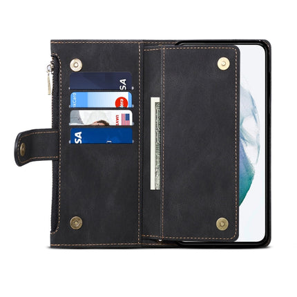 ESEBLE Retro Frosted Horizontal Flip Leather Phone Case