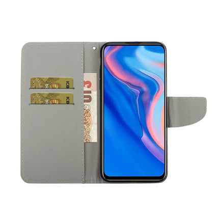 Colored Drawing Horizontal Flip Leather Case with Holder & Card Slot & Wallet, For Huawei P Smart Z / Y9 Prime (2019)