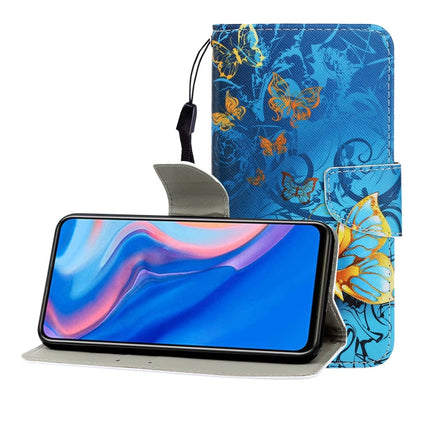 Colored Drawing Horizontal Flip Leather Case with Holder & Card Slot & Wallet, For Huawei P Smart Z / Y9 Prime (2019)