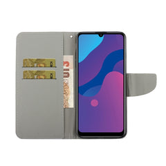 Colored Drawing Horizontal Flip Leather Case with Holder & Card Slot & Wallet, For Huawei Enjoy 10S