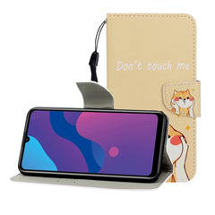 Colored Drawing Horizontal Flip Leather Case with Holder & Card Slot & Wallet, For Huawei Enjoy 10S