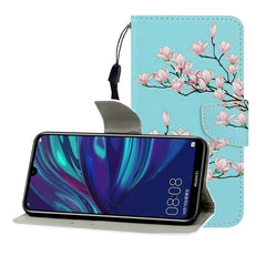 Colored Drawing Horizontal Flip Leather Case with Holder & Card Slot & Wallet, For  Huawei Honor 10i / 20i