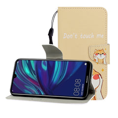 Colored Drawing Horizontal Flip Leather Case with Holder & Card Slot & Wallet, For  Huawei Honor 10i / 20i