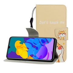 Colored Drawing Horizontal Flip Leather Case with Holder & Card Slot & Wallet, For Huawei Honor Play 4T Pro