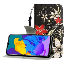 Colored Drawing Horizontal Flip Leather Case with Holder & Card Slot & Wallet, For Huawei Honor Play 4T Pro