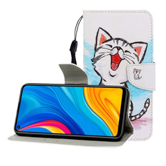 Colored Drawing Horizontal Flip Leather Case with Holder & Card Slot & Wallet, For Huawei Honor Play 3 / Enjoy 10