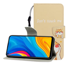 Colored Drawing Horizontal Flip Leather Case with Holder & Card Slot & Wallet, For Huawei Honor Play 3 / Enjoy 10