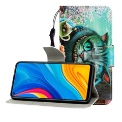 Colored Drawing Horizontal Flip Leather Case with Holder & Card Slot & Wallet, For Huawei Honor Play 3 / Enjoy 10