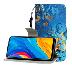 Colored Drawing Horizontal Flip Leather Case with Holder & Card Slot & Wallet, For Huawei Honor Play 3 / Enjoy 10