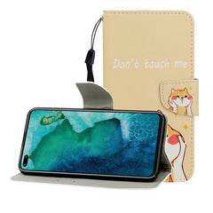 Colored Drawing Horizontal Flip Leather Case with Holder & Card Slot & Wallet, For Huawei Honor V30 / V30 Pro