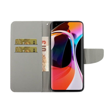 Colored Drawing Horizontal Flip Leather Case with Holder & Card Slot & Wallet, For Xiaomi 10 / 10 Pro