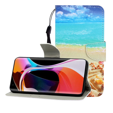 Colored Drawing Horizontal Flip Leather Case with Holder & Card Slot & Wallet, For Xiaomi 10 / 10 Pro