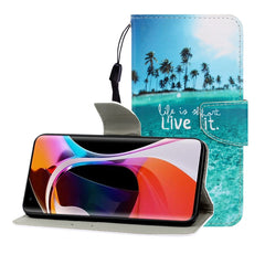 Colored Drawing Horizontal Flip Leather Case with Holder & Card Slot & Wallet, For Xiaomi 10 / 10 Pro