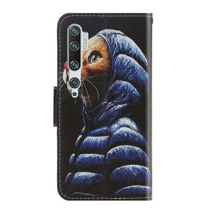 Colored Drawing Horizontal Flip Leather Case with Holder & Card Slot & Wallet, For Xiaomi Note 10 Pro