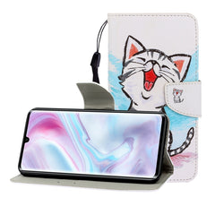Colored Drawing Horizontal Flip Leather Case with Holder & Card Slot & Wallet, For Xiaomi Note 10 Pro