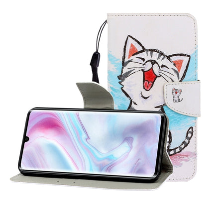 Colored Drawing Horizontal Flip Leather Case with Holder & Card Slot & Wallet, For Xiaomi Note 10 Pro