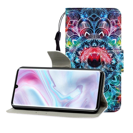 Colored Drawing Horizontal Flip Leather Case with Holder & Card Slot & Wallet, For Xiaomi Note 10 Pro