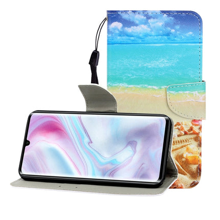 Colored Drawing Horizontal Flip Leather Case with Holder & Card Slot & Wallet, For Xiaomi Note 10 Pro