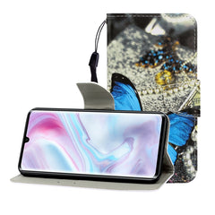 Colored Drawing Horizontal Flip Leather Case with Holder & Card Slot & Wallet, For Xiaomi Note 10 Pro