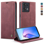 For OPPO Reno8 5G Global / Wine Red