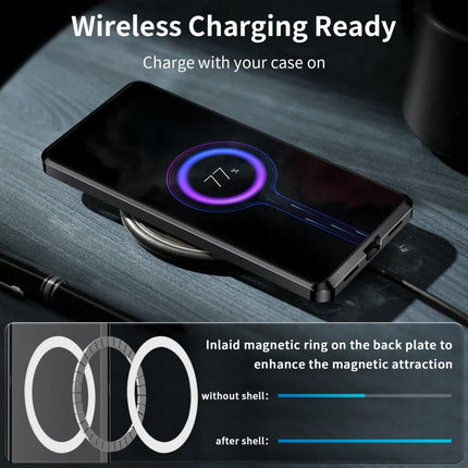 MagSafe Magnetic Frosted Metal Phone Case, For Samsung Galaxy S23 5G, For Samsung Galaxy S23 Ultra 5G, For Samsung Galaxy S23+ 5G