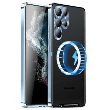 MagSafe Magnetic Frosted Metal Phone Case, For Samsung Galaxy S23 5G, For Samsung Galaxy S23 Ultra 5G, For Samsung Galaxy S23+ 5G
