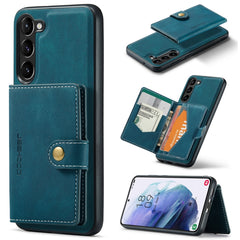 JEEHOOD Retro Magnetic Detachable Wallet Phone Case, For Samsung Galaxy S23 5G, For Samsung Galaxy S23+ 5G, For Samsung Galaxy S23 Ultra 5G