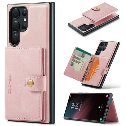 JEEHOOD Retro Magnetic Detachable Wallet Phone Case, For Samsung Galaxy S23 5G, For Samsung Galaxy S23+ 5G, For Samsung Galaxy S23 Ultra 5G